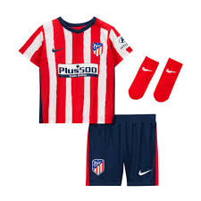 Club atlético de madrid, s.a.d., commonly referred to as atlético madrid in english or simply as atlético or atleti, is a spanish profession. Kit Nike Infant Atletico De Madrid Home Kit 2020 2021 Sport Red Midnight Navy Futbol Emotion