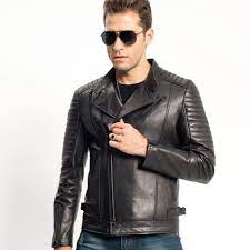 Men S Genuine Leather Jacket New Style Short Sheepskin Coat Autumn Motorcycle Jacket Genuine Leather Jackets Sheepskin Coat Mens Leather Jacket Casual