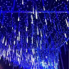 Blue mini net style christmas lights with green wire (8) model# 32604135. Christmas Lights 30 50cm Meteor Shower Rain Tree Fairy Light Home Outdoor Garden Patio Icicle Raindrop Snow Falling Light Holiday Lighting Aliexpress