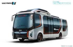 Tata Ultra Electric Bus Concept Looks To Future Of Public Transport Bus Electric Car Concept Tata