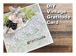 Simple retro barbershop business card. Diy Vintage Gratitude Card How To Youtube Gratitude Cards Greeting Card Embellishments Greeting Cards Diy