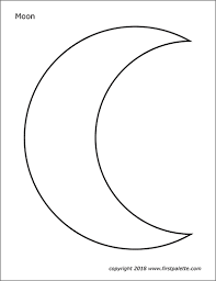 Get free printable coloring pages for kids. Moon Free Printable Templates Coloring Pages Firstpalette Com