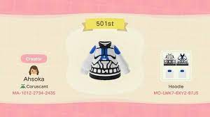501st Clone Trooper Acnh Animal Crossing Qr Animal Crossing Star Wars Design