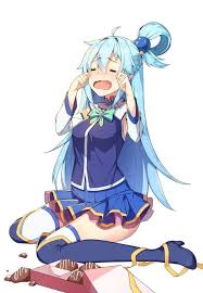 Aqua Is My Fav Character Konosuba Cabelo Azul De Anime E Konosuba Anime