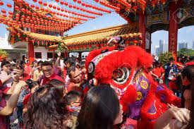 The fireworks lasted for hours. Kuala Lumpur Malaysia February 5 2019 Beautiful Lion Dance Stock Photo Picture And Royalty Free Image Image 116934588