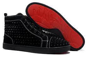 Discover the latest men shoes and leather goods collection available at christian louboutin online boutique. Christian Louboutin Louis Black Spikes Mens High Top Denim Sneakers Blac Black Christian Louboutin Sneakers Christian Louboutin Shoes Christian Louboutin Boots