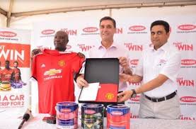 plascon to take customers watch manchester united live games