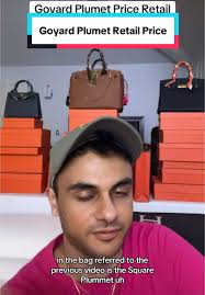 Goyard Plumet ราคา