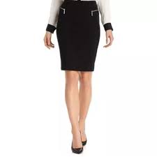 Michael Kors Stretchy Zipper Black Pencil Skirt Pencil Skirt Fashion Womens Skirt