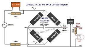 How To Make A Simple 230vac To 5vdc Transformerless Power Supply Design Power Supply Design Simple Electronic Circuits Electronic Circuit Projects