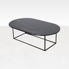 100% price match and free shipping at yliving.com. Oval Marble Coffee Table Nero Marquina Black Aime Te