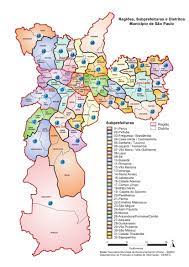 Imagens do município de são paulo. Mapa Da Cidade Secretaria Municipal De Subprefeituras Prefeitura Da Cidade De Sao Paulo