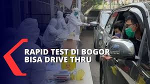 Warga Bogor Lakukan Rapid Test Secara Drive Thru Youtube