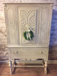 Old Ochre Chalk Paint With Clear And Dark Wax Painted Furniture Furniture Cabinet Colors