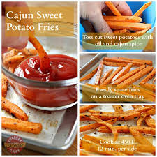 Cajun Sweet Potato Fries Healthy Way To Satisfy A Craving For Fries Cooking Sweet Potatoes Sweet Potato Fries Baked Sweet Potato Oven