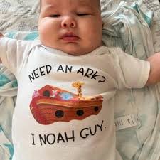 Buy Need an Ark? I Noah Guy Baby Bodysuit: Funny Christian Baby Onesie®  Online in India