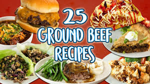 Our ground beef recipes are the most versatile. 25 Ground Beef Recipes Easy How To Recipe Compilation Well Done Youtube