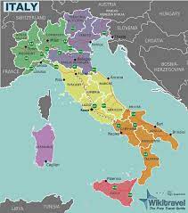 Italien ist in 20 regionen untergliedert, von denen 5 autonome regionen mit sonderstatut sind. Landkarte Italien Regionen Weltkarte Com Karten Und Stadtplane Der Welt