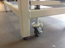 American samoa alir as the bench beingness on wheels the wheels are retractable. Heavy Duty Workbench On Retractable Casters