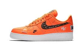 Official Photos Of Nike Air Force 1 Just Do It In Orange Nike Shoes Air Force Nike Air Air Force Shoes