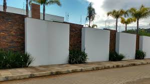 Muro Detalhe Em Pedra Ferro E Jardim Fachadas Ideias De Decoracao Para Casa Muro