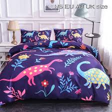 This set is perfect for weddings, parties, kitchens, kid's rooms gorgeoushomelinendifferent designs 3 pc kids/teens microfiber twin size bedding bed set 1 flat, 1 fitted sheet, and 1 pillowcase (twin. New 3d Dinosaur Printed Bedding Set Duvet Cover Set With Pillowcase Kids Bedding Comfortable Comforter Set Single Twin Full Double Queen King Supking Size Wish