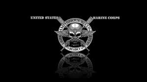 recon force us marine corps logo