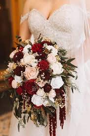 Bouquet Blush Wine Burgundy Gold Sola Wood Dried Flower Cascade Wedding Bridal Bridesmaids Toss F Red Bouquet Wedding Flower Bouquet Wedding Wedding Bouquets