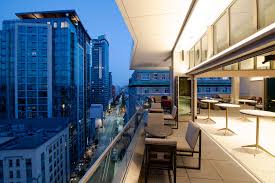 Hello, i am looking for a seattle restaurant that can seat about 30 in late august, preferably with patio dining/view. The Fog Room Rooftop Bar Downtown Seattle Lounge Near Pike Place Market