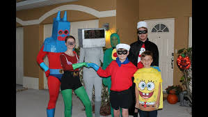 Cast Of Spongebob Halloween Costumes Manray Mermaid Man And Barnacle Boy Karen Plankton Spongebob Halloween Costume Spongebob Halloween Spongebob Costume