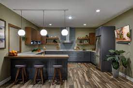 Glass cabinet doors can be a beautiful component of kitchen cabinetry. Mid Century Modern Kitchen Crystal Cabinets