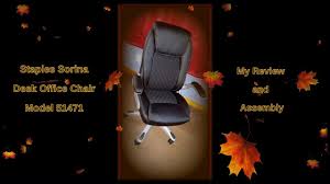 Chair mats are useful for protecting floors from scuff marks. Staples Sorina Desk Office Chair Review And Assembly Model 51471 Comfort Over Style Youtube