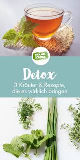 Korper Entgiften 3 Krauter Und Rezepte Die Es Wirklich Bringen Mach Was Schones Korper Entgiften Entgiften Rezepte