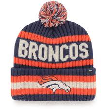 Your leading online snooker, pool, billiard and dart store. Denver Broncos 47 Bering Cuffed Knit Hat With Pom Navy
