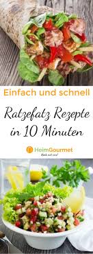 Einach Und Schnell Kochen 10 Leckere Rezepte In 10 Minuten Rezepte Schnell Kochen Gunstig Kochen