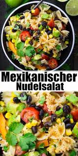 Veganer Nudelsalat Mexican Style Vegan Heaven Rezept Veganer Nudelsalat Nudelsalat Leckere Salate