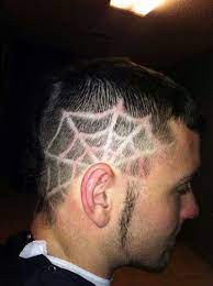 Spider Web Hair Tattoo Hair Tattoo Designs Boys Haircuts Boy Hairstyles