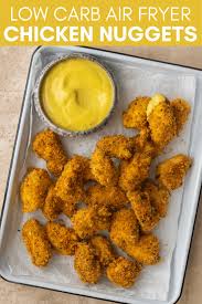 If it's sunday and you can't go to chickfila. Low Carb Air Fryer Chicken Nuggets Mad About Food