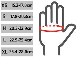 Gloves sizes come in half and whole numbers, between 7 and 11½ for men and 6 and. Measuring Cycling Gloves Sizing Charts Handske Gloves