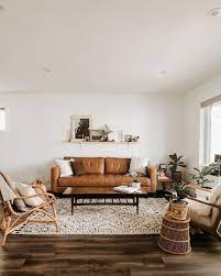In the living room, we started by removing the plastic. Modern Boho Style Ideas For Interior Design And Home Decor Leather Sofa Living Room Decor Leather Couches Living Room Leather Sofa Living Room