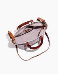 Mw the zip top transport crossbody. Madewell The Canvas Small Zip Top Transport Crossbody Lyst