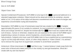 Post anything nsfw about the scp foundation. á…Ÿ On Twitter My Friend Gwyn Ufocore Wrote An Scp Article On The Blood Soap I Hope You All Enjoy This As Much As I Did