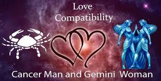 Gemini is an air sign and cancer is a water sign. Cancer Man And Gemini Woman Love Compatibility
