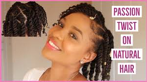 This is a traditional way of twisting hair so that your hair blends in with the hair extensions. Goddess Passion Twist On Thin Natural Hair No Extensions Summer Hairstyle Youtube