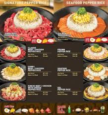 Jual beli dalam 30 detik. Daftar Harga Menu Pepper Lunch