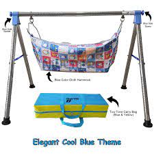 Multipro Indian Style Ghodiyu Born Baby Sleep Swing Cradle Blue Amazon In Baby Products