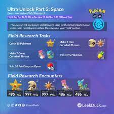 The samsung galaxy s21 ultra is the headliner of the s21 series. Space Ultra Unlock Part 2 Leek Duck Pokemon Go News And Resources