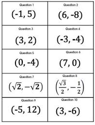 Activity Objective Calculate The Exact Value Of All 6 Trigonometric Functions When Given A Point On The Te Trigonometric Functions Activities Matching Activity