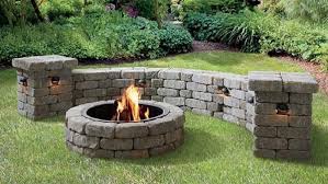 How to construct a firepit. How To Build A Patio Block Fire Pit Lowe S Canada