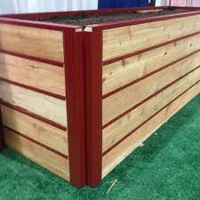 Corner shaped raised garden bed. 27 5 Raised Bed Brackets Set Of 4 Grow It Now